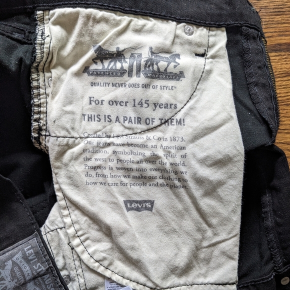 ✨SOLD✨Levi's 511 Slim Fit Jeans - 32 x 32 - Black - Picture 5 of 8